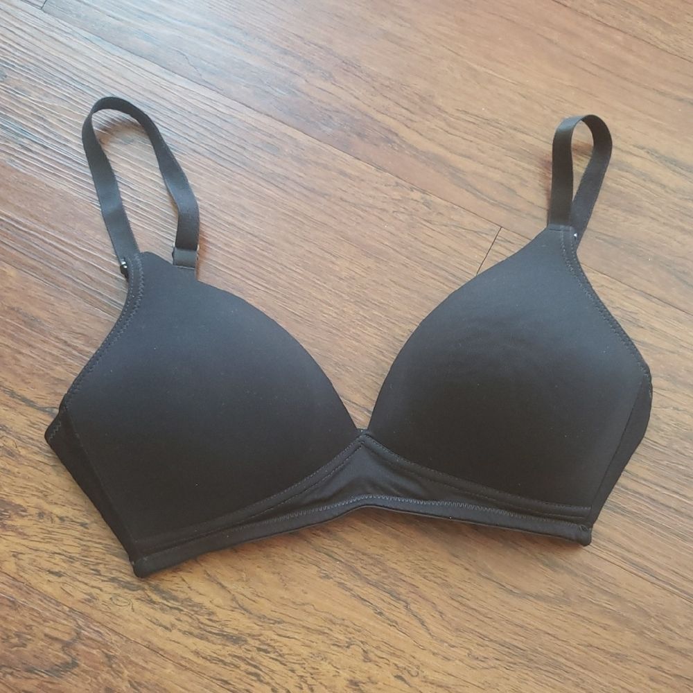 Wacoal Black Women's Chic Feminine Quiet Luxury Lightly Padded Bra Size 34D